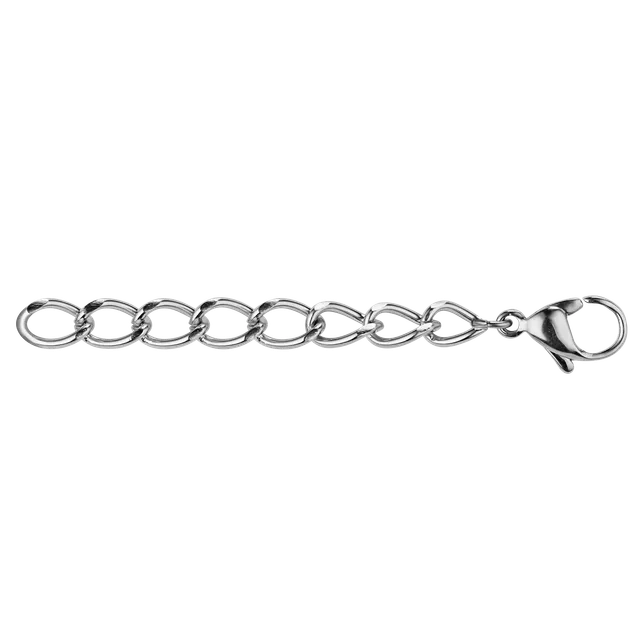 coeur-de-lion-verl-ngerungskettchen-mit-karabiner-edelstahl-silber-6-cm image 1