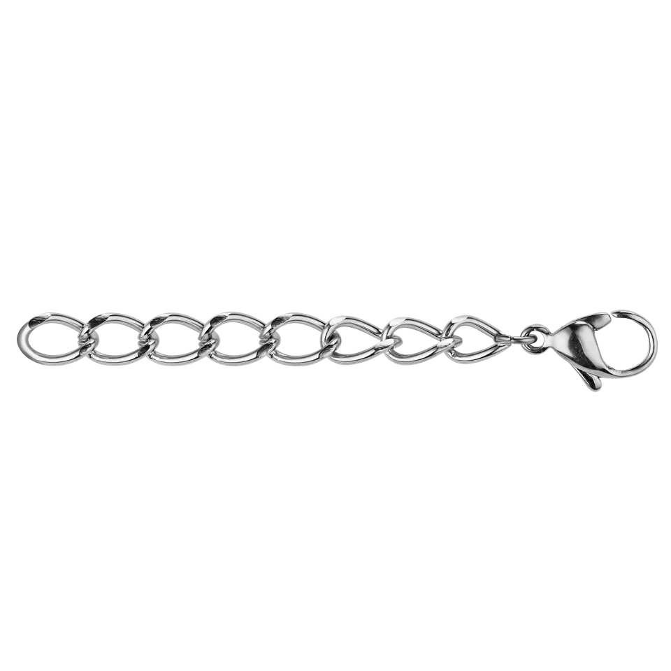 coeur-de-lion-verl-ngerungskettchen-mit-karabiner-edelstahl-silber-6-cm image 1