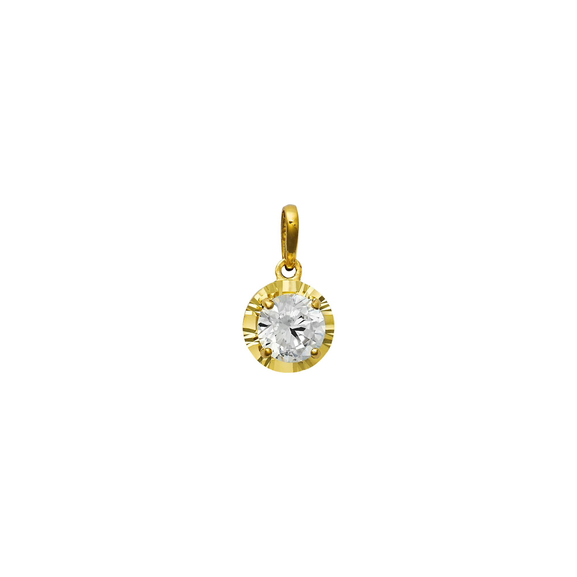 xenox-fine-anh-nger-585-gelbgold-mit-zirkonia-2 image 1