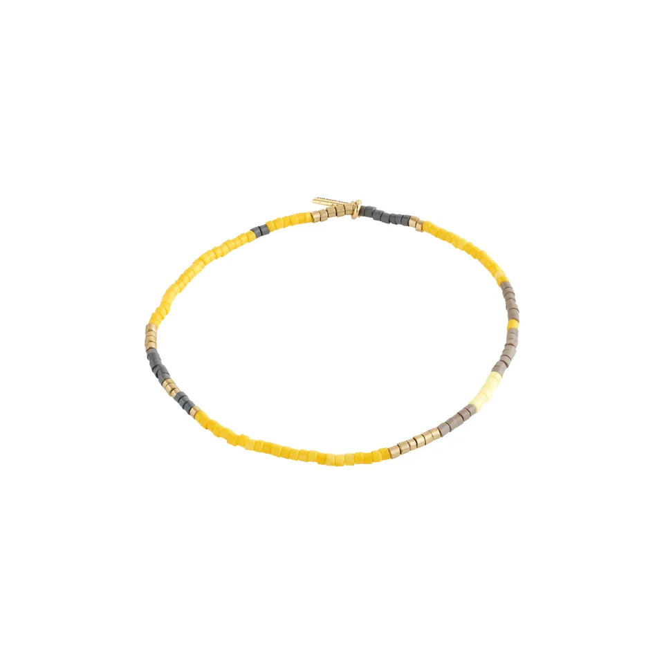 pilgrim-alison-armband-gelb-goldplattiert image 1