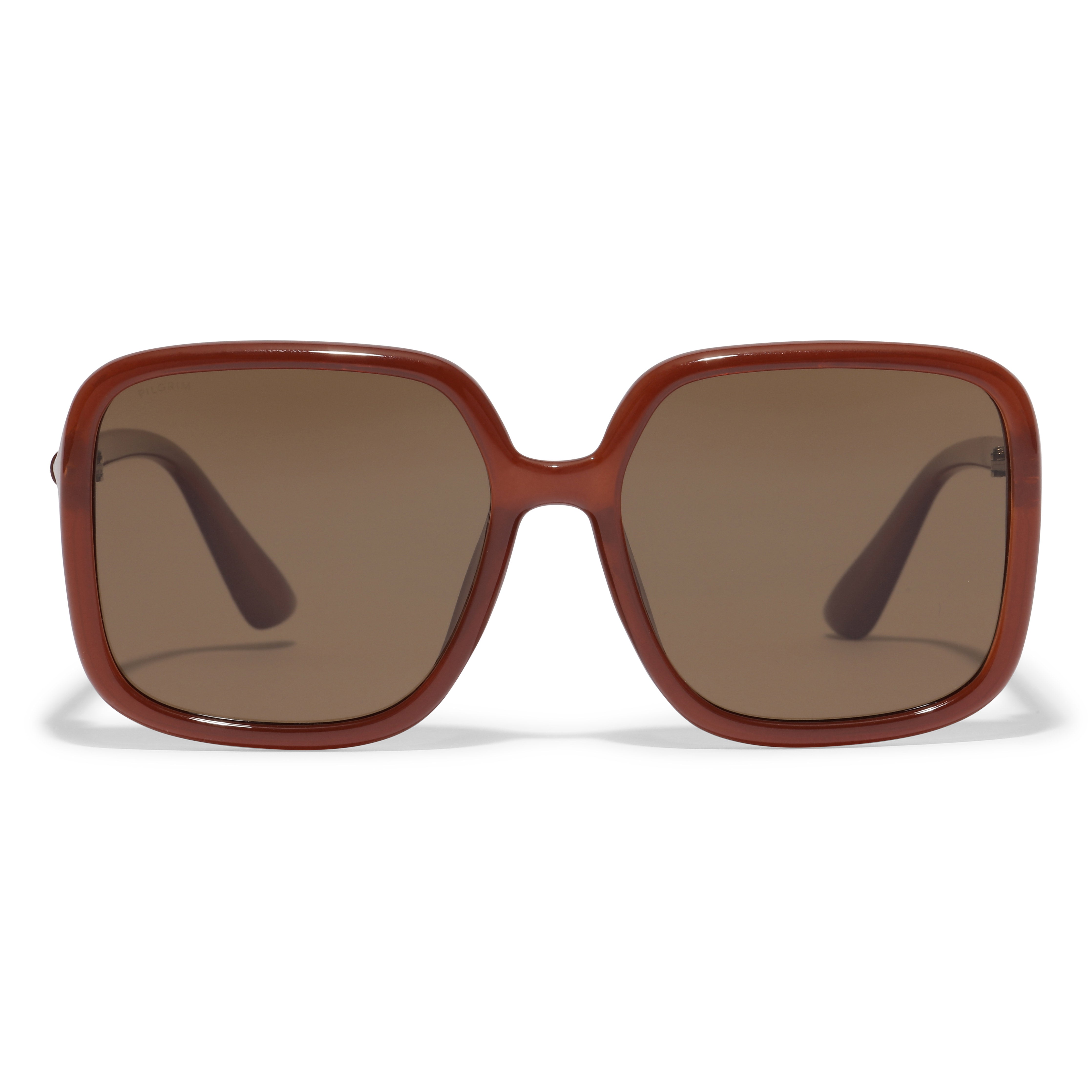 pilgrim-milan-oversized-retro-sonnenbrille-braun image 5