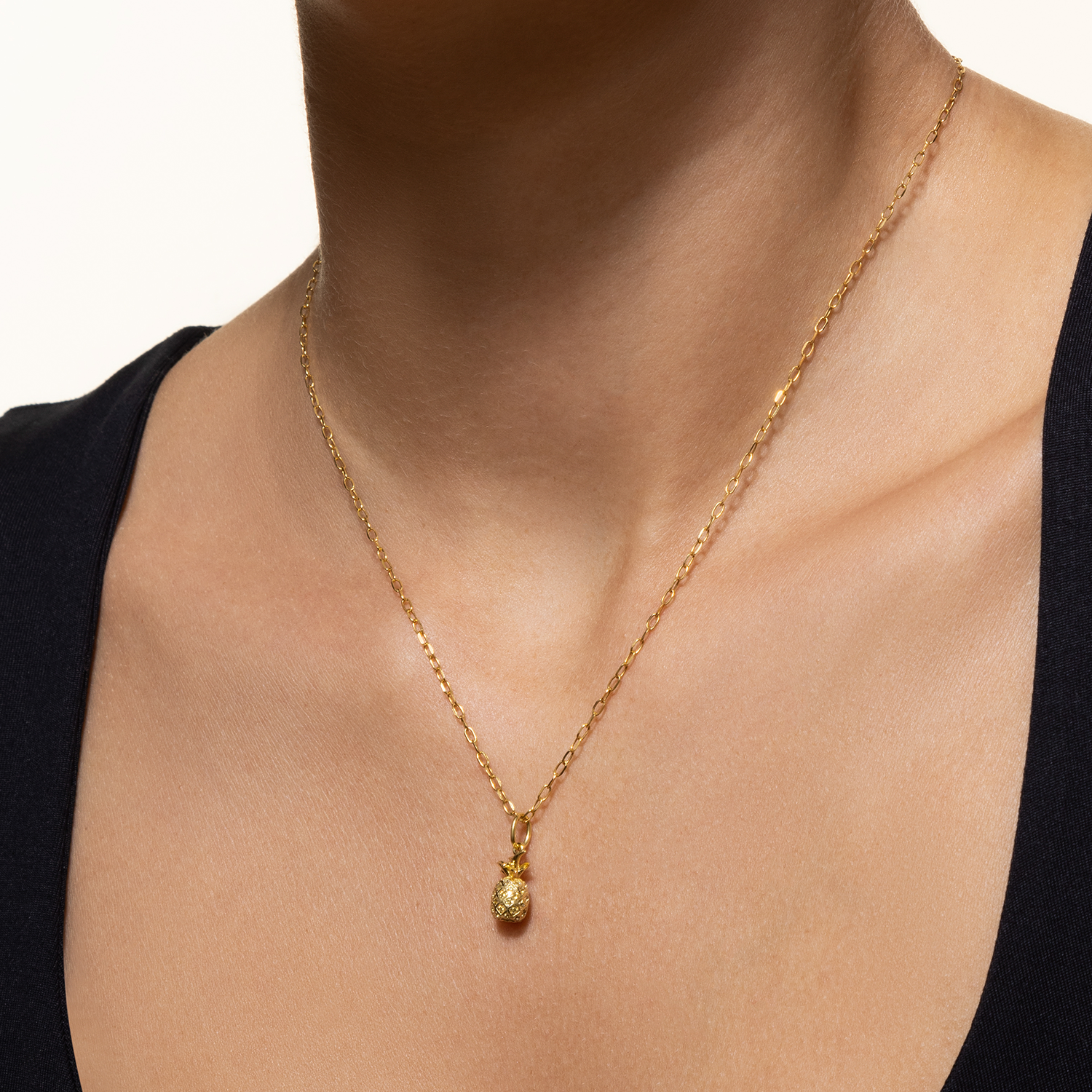 xenox-ananas-charm-925-sterlingsilber-18k-vergoldung image 2