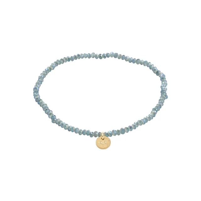 pilgrim-indie-armband-grau-goldplattiert image 1