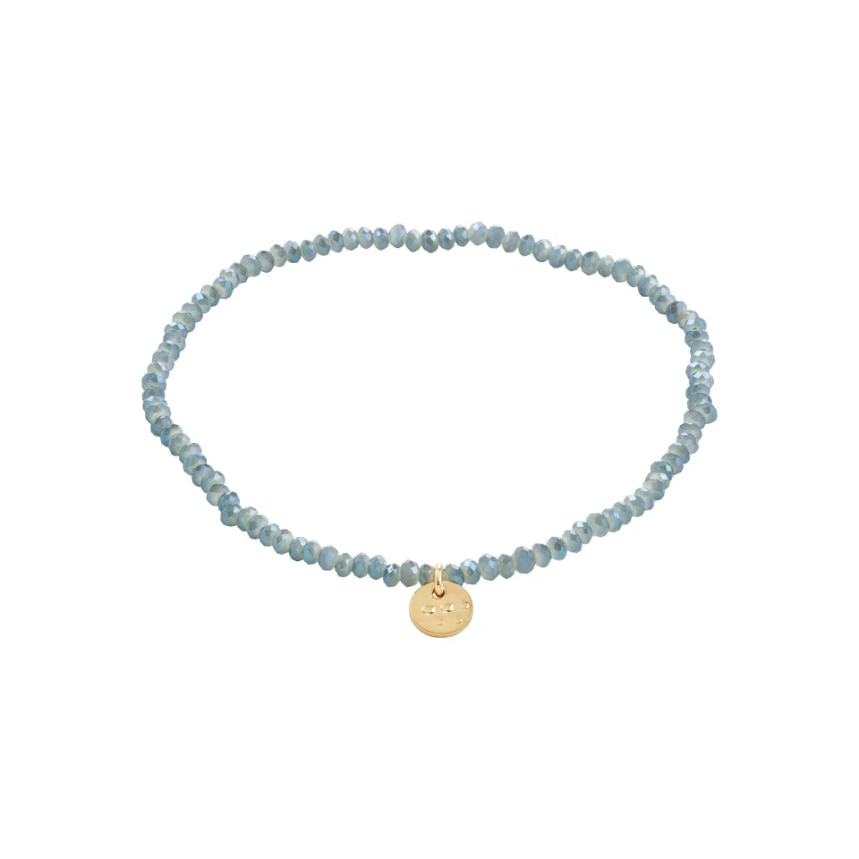 pilgrim-indie-armband-grau-goldplattiert image 1