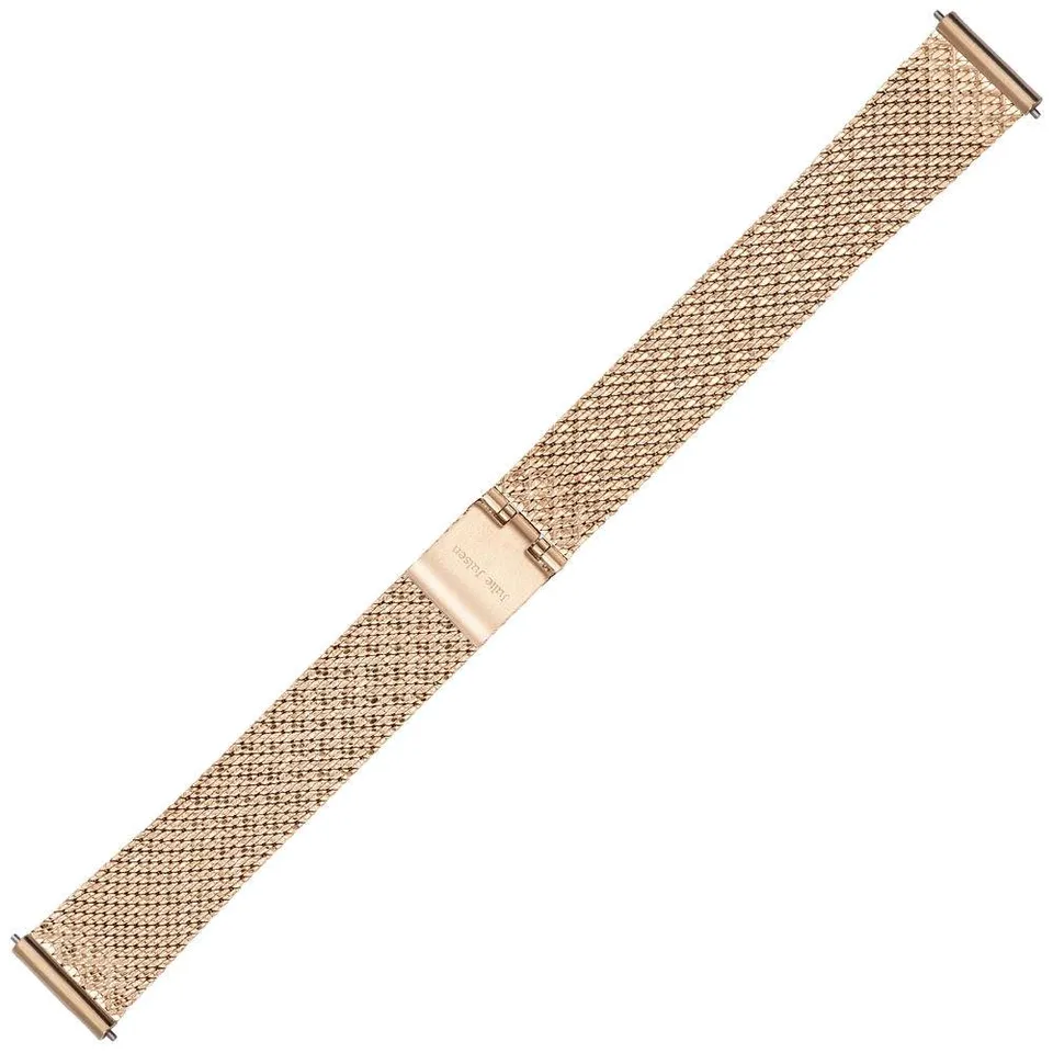 julie-julsen-diamond-uhrband-edelstahl-meshband-ros-14-mm-pin-system image 1