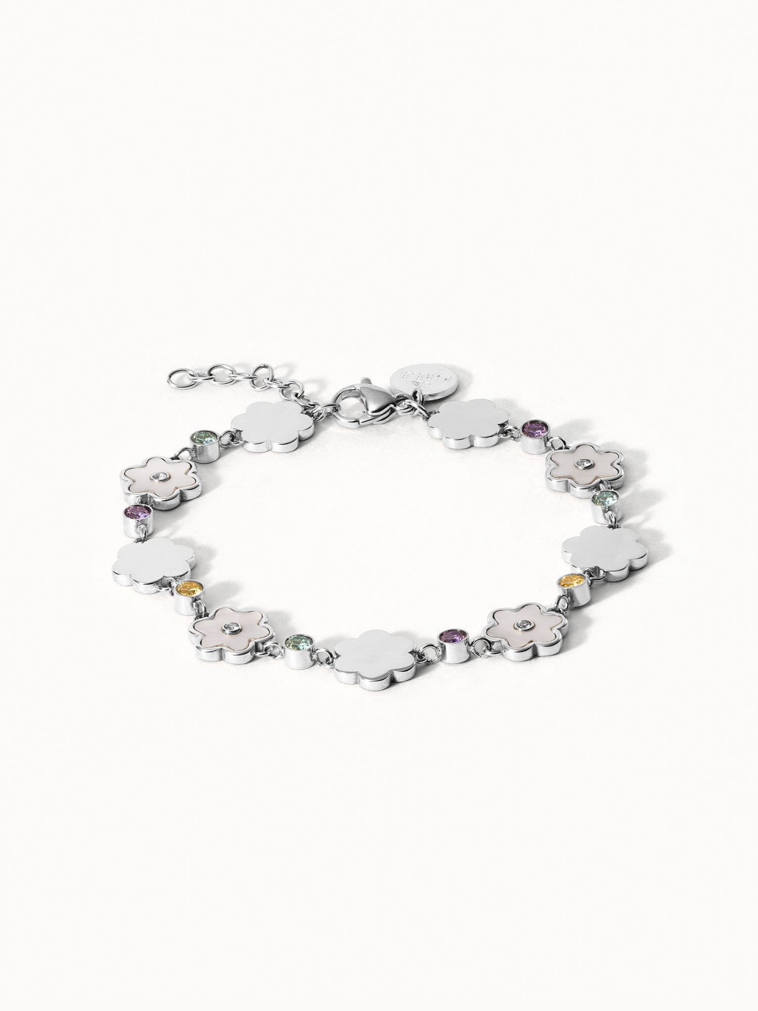 purelei-flowering-blumen-armband-edelstahl-armband-mit-bl-ten-perlmutt-und-zirko image 7