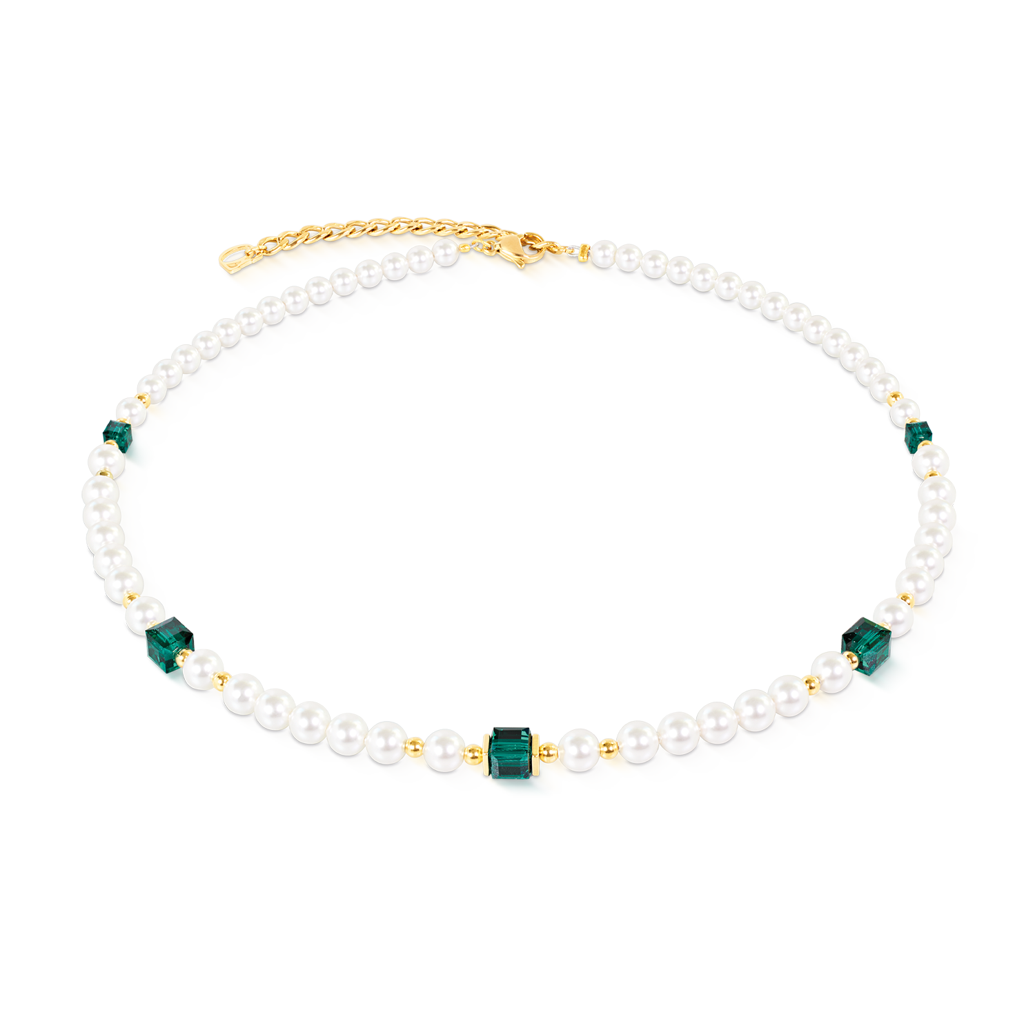 coeur-de-lion-cocktail-pearls-halskette-emerald-42cm-6cm image 1
