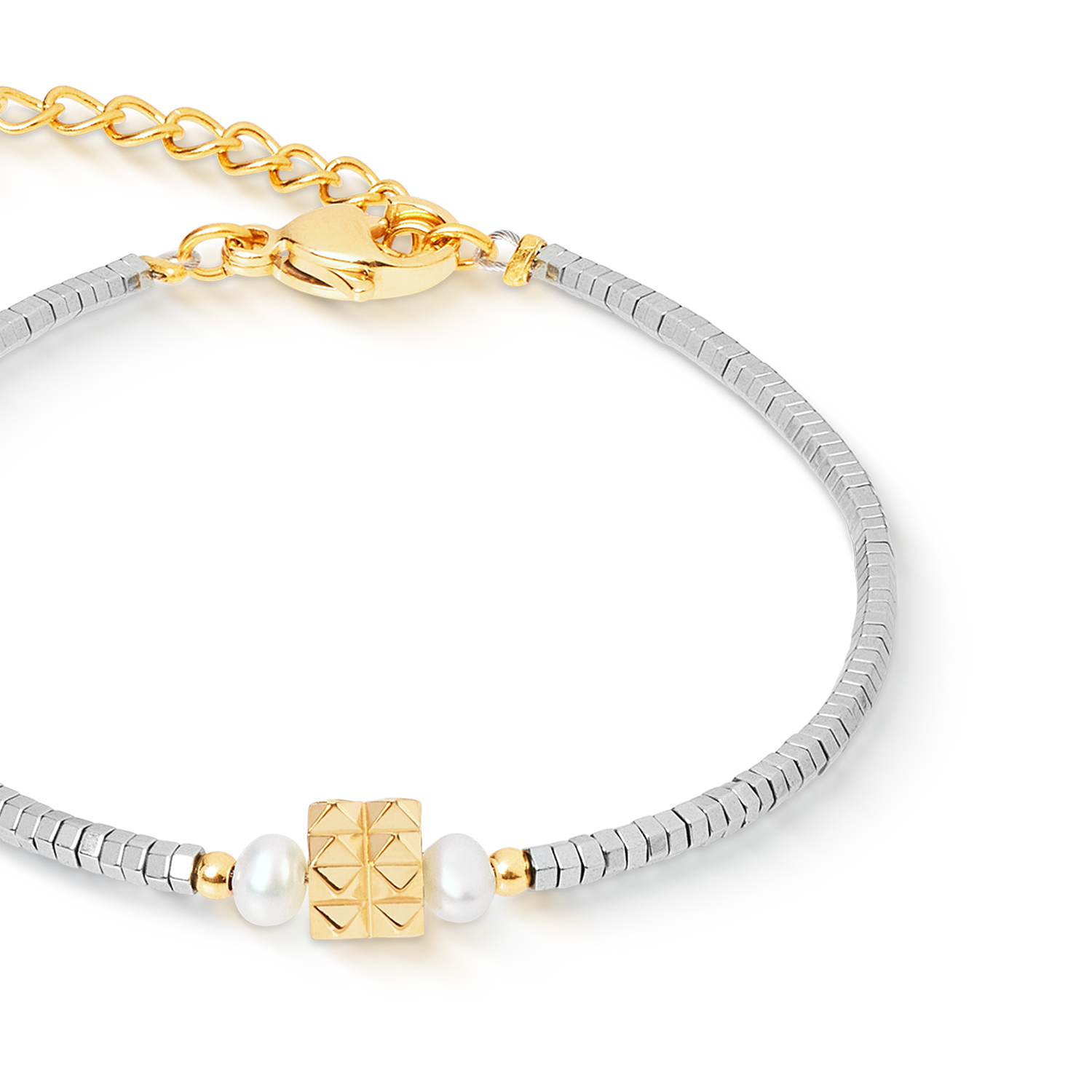 coeur-de-lion-edge-grace-armband-silber-gold image 2