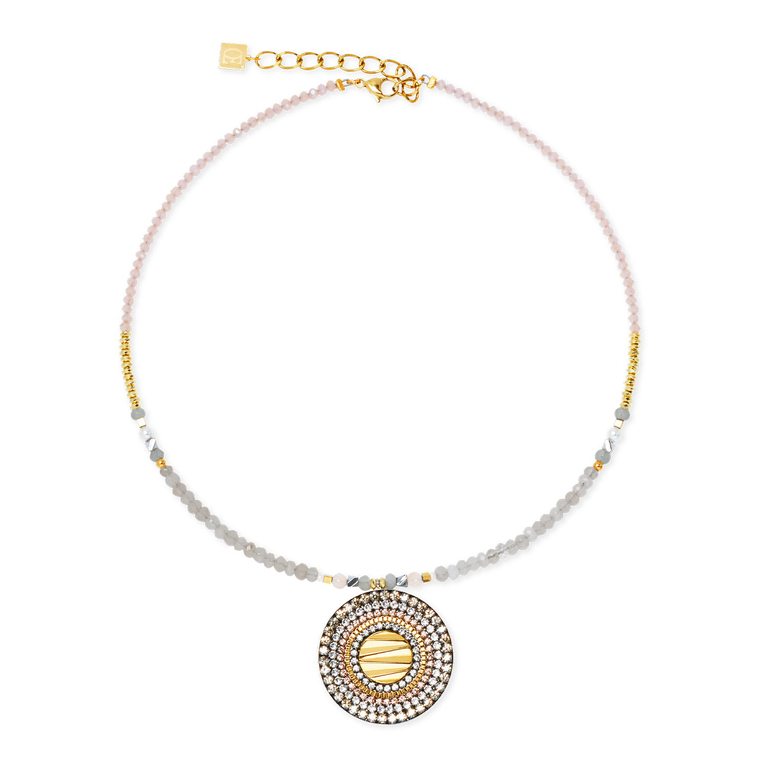coeur-de-lion-halskette-amulett-modern-future-gold-beige-35-mm image 1