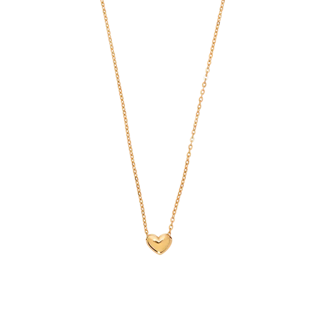 xenox-fine-heart-halskette-585-gelbgold-mit-herzanh-nger image 1