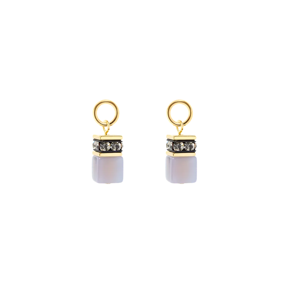 coeur-de-lion-ear-me-up-charm-geocube-gold-grau image 1