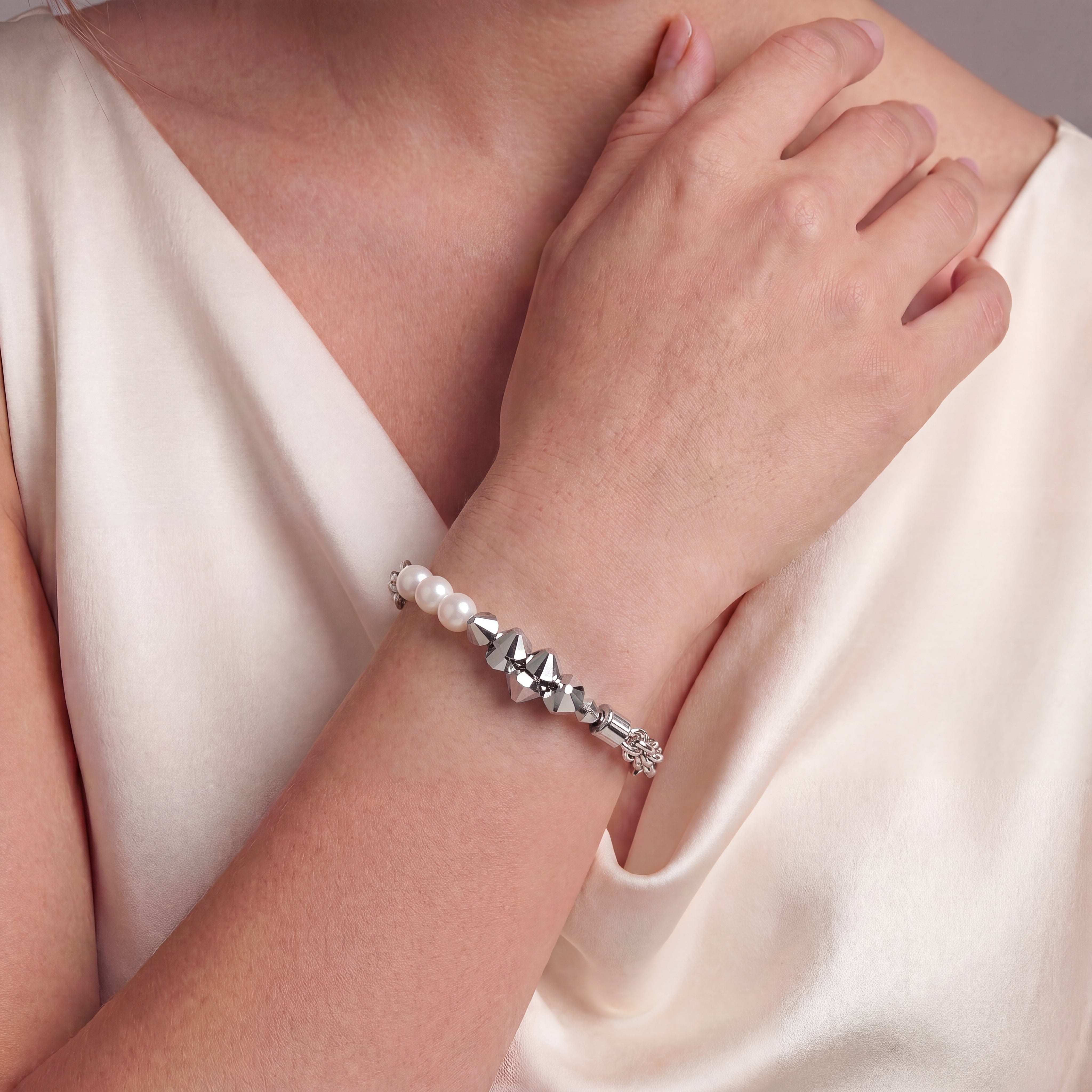 coeur-de-lion-armband-dancing-crystals-fusion-silber-17-5-cm-3-cm image 4