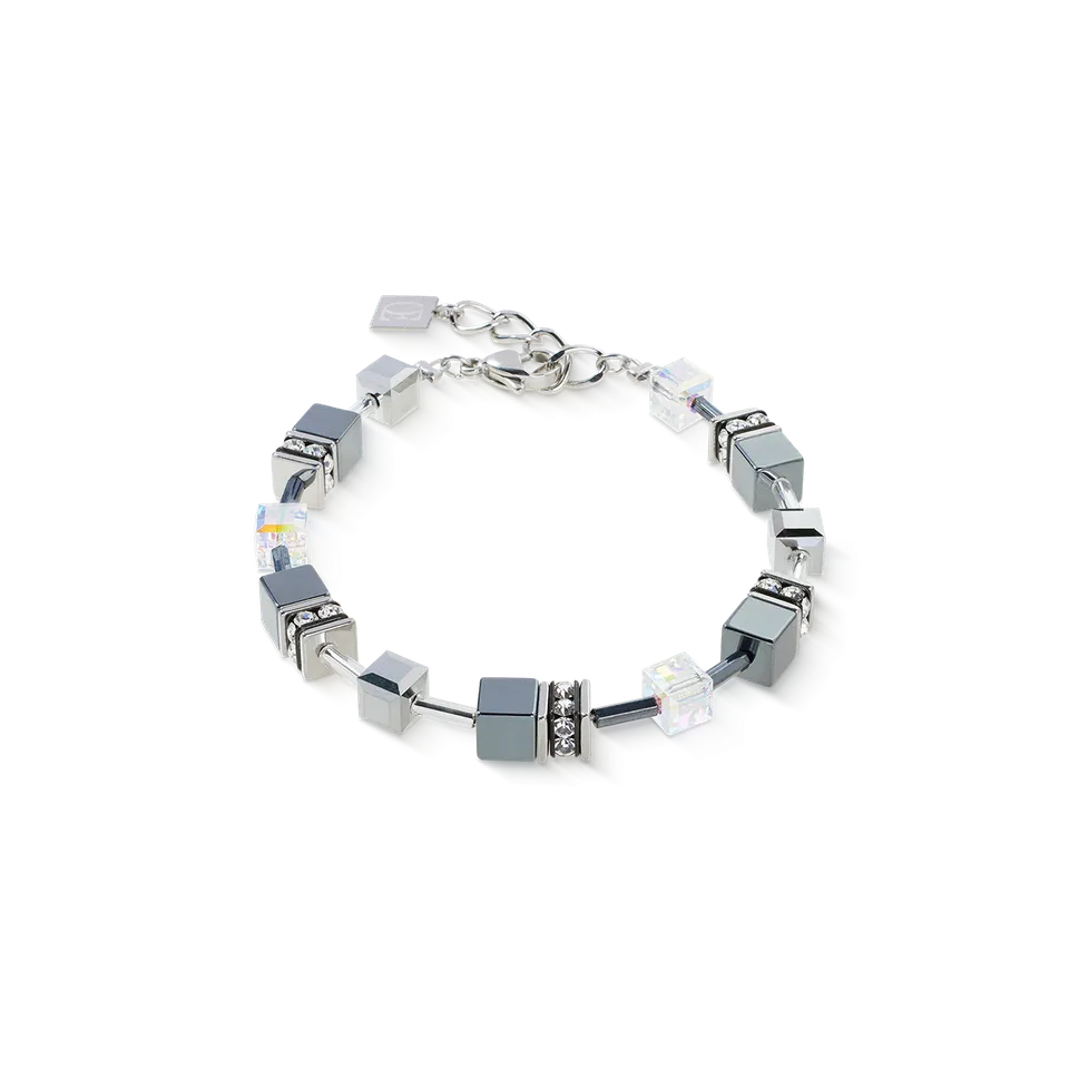 coeur-de-lion-geocube-armband-platinum-silber-grau image 1