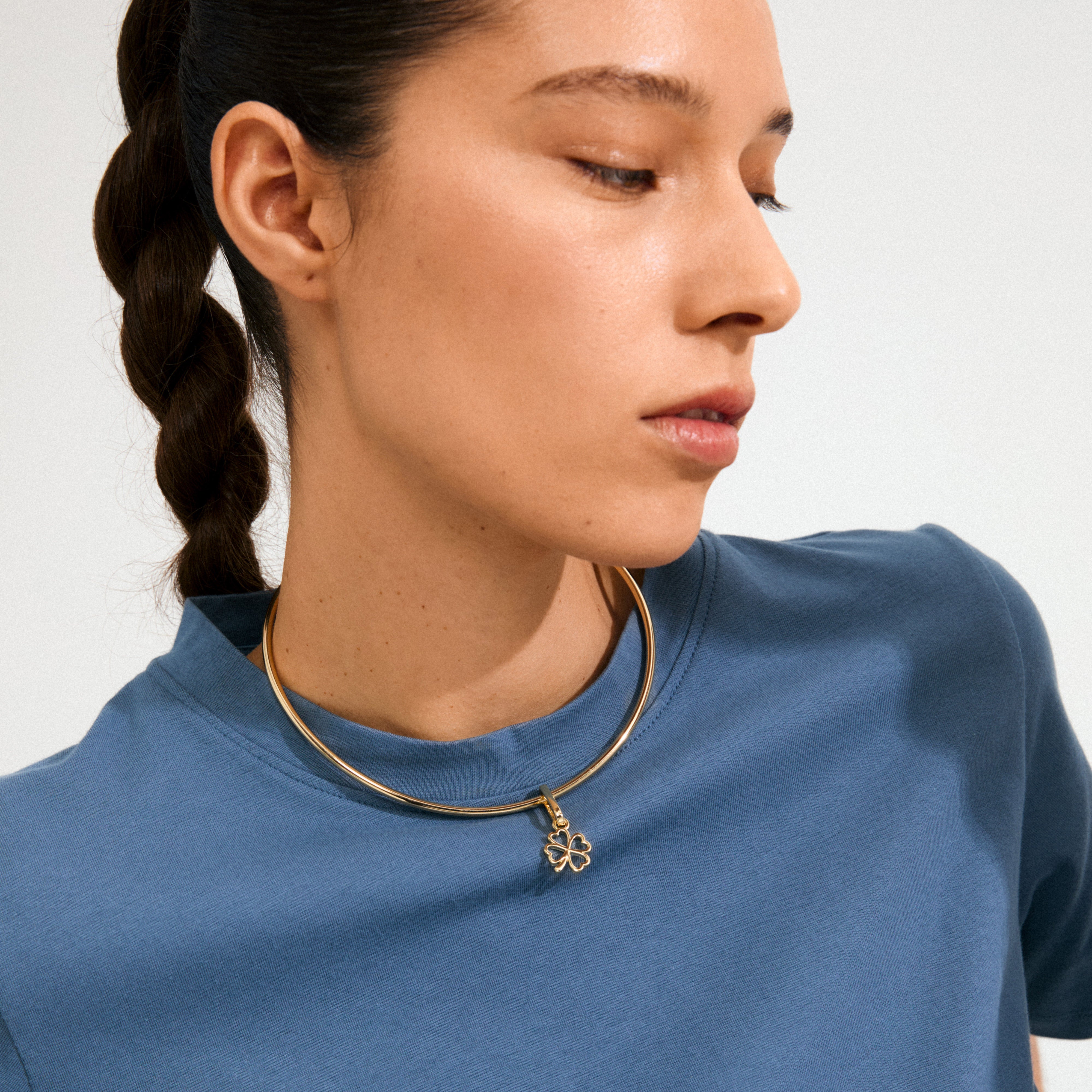 pilgrim-charm-kleeblatt-anh-nger-goldplattiert-vierbl-ttrig image 2