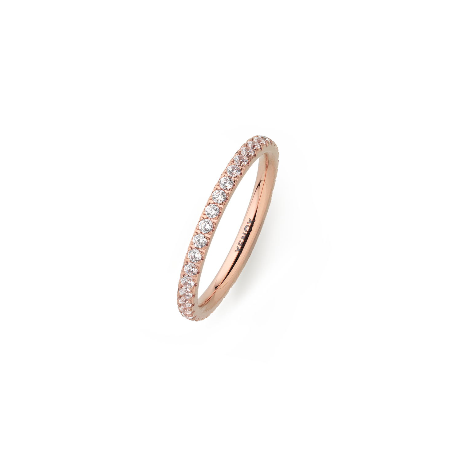 xenox-partnerring-edelstahl-ros-mit-zirkonia-steinen-x2300-48 image 1