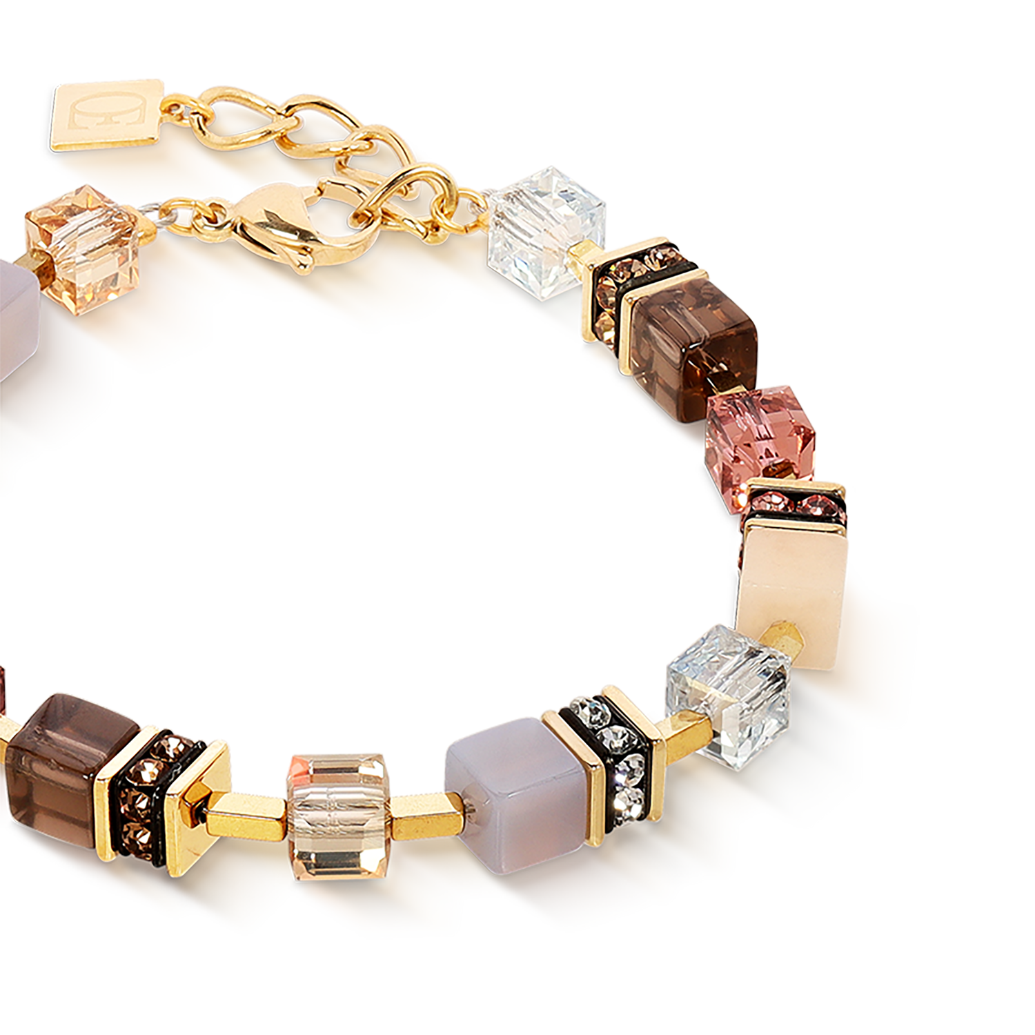 coeur-de-lion-geocube-precious-statement-armband-golden-blush image 2