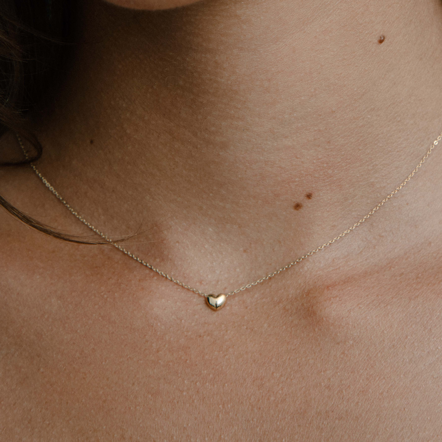 xenox-fine-heart-halskette-585-gelbgold-mit-herzanh-nger image 2