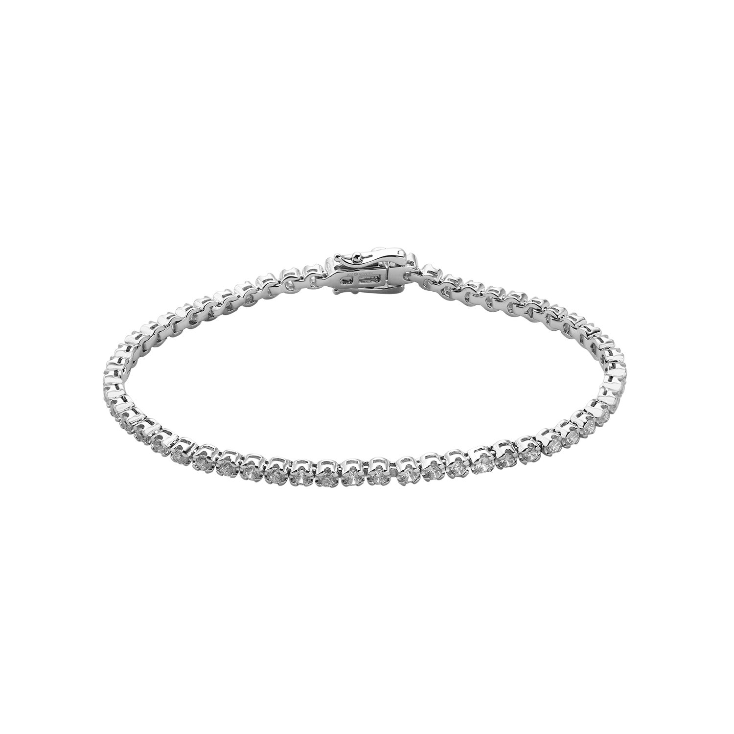 xenox-tennisarmband-925-sterlingsilber-mit-zirkonia-steinen-rhodiniert image 1
