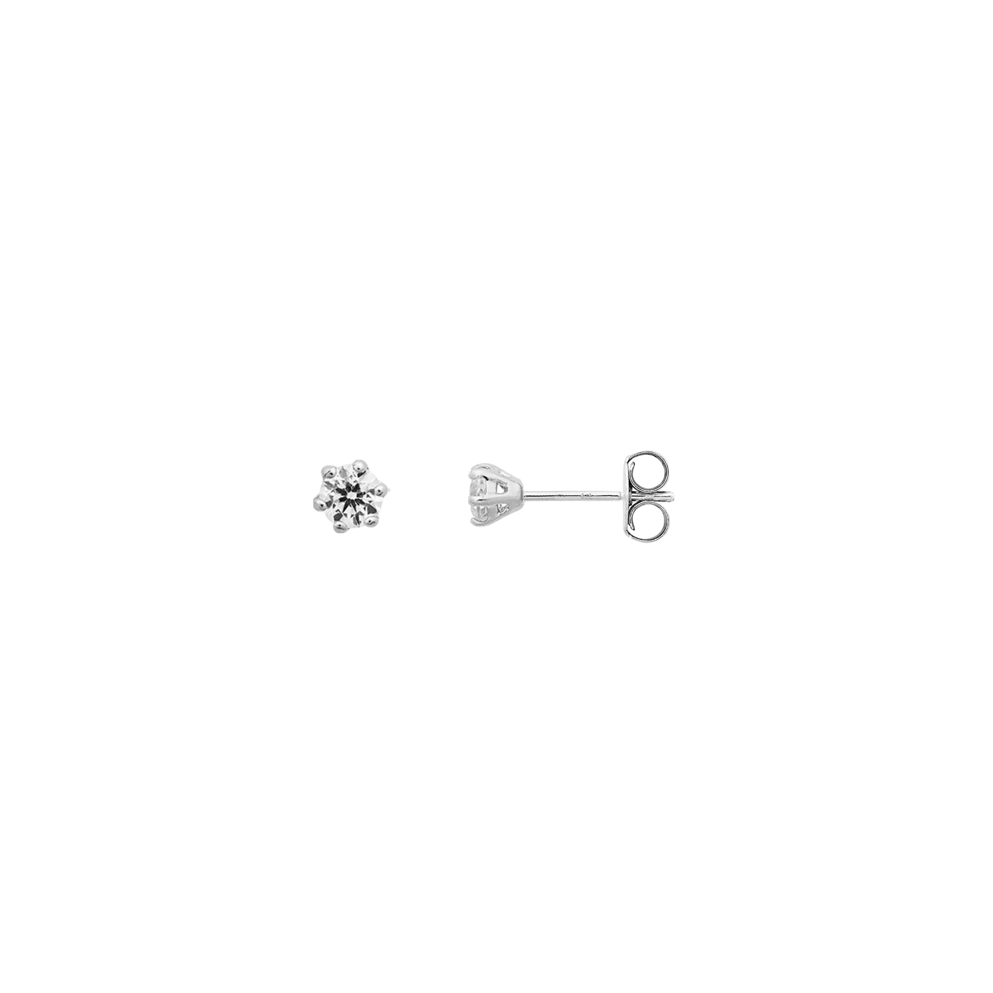 xenox-fine-krappe-mini-ohrstecker-585-gelbgold-mit-zirkonia-3-5-mm image 2
