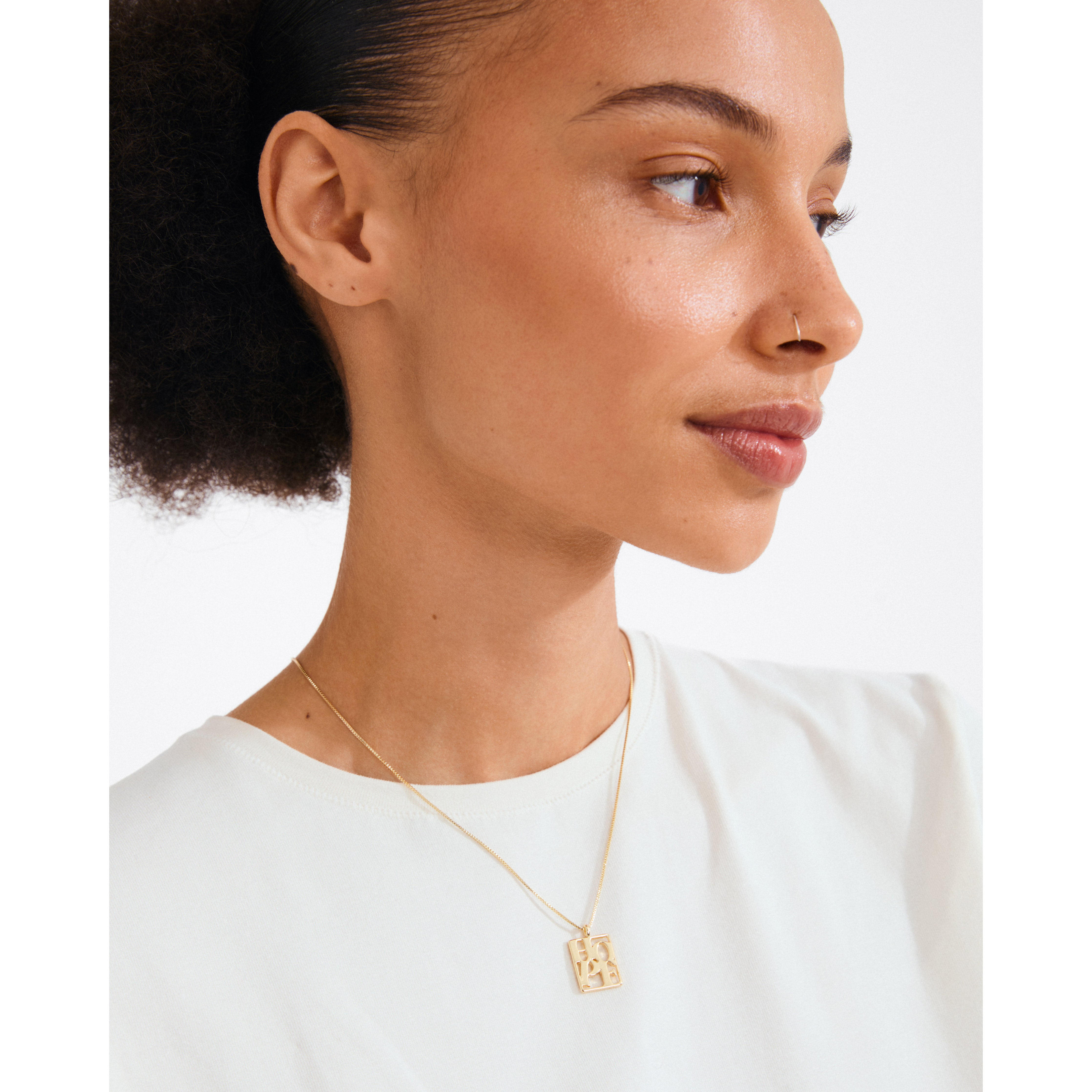 pilgrim-love-tag-hope-halskette-goldplattiert-40-12-cm image 2