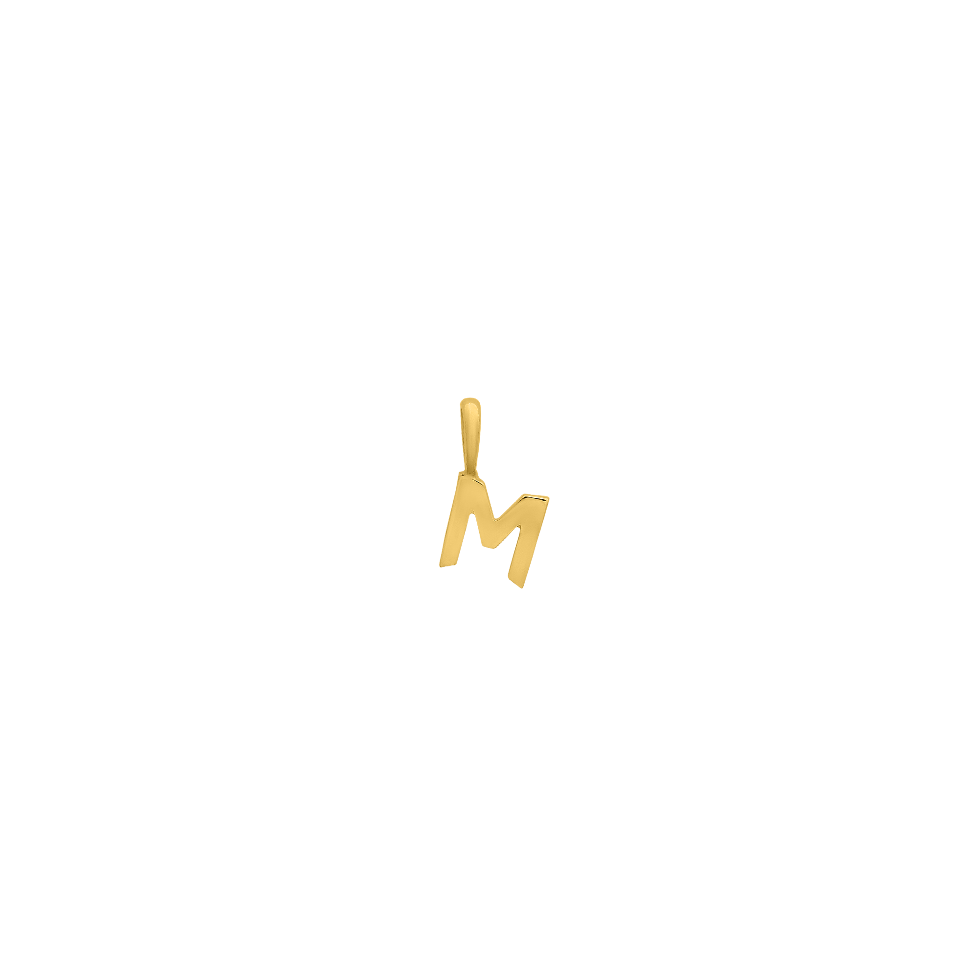 xenox-fine-m-letter-anh-nger-xg14k0214g-m-aus-585-gelbgold-buchstabe-m image 1