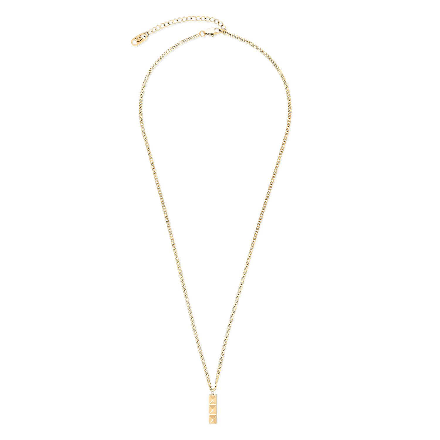 coeur-de-lion-spikes-trio-bar-halskette-gold-56-6-cm image 1