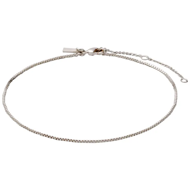 pilgrim-pallas-fu-kette-versilbert-23-cm-9-cm-verl-ngerung image 1