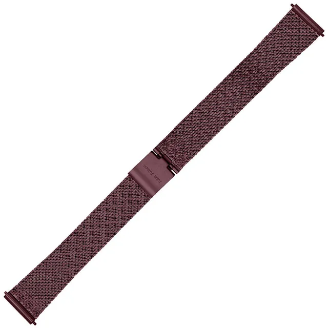 julie-julsen-diamond-edelstahl-mesh-uhrband-14-mm-plum-mit-pin-system image 1