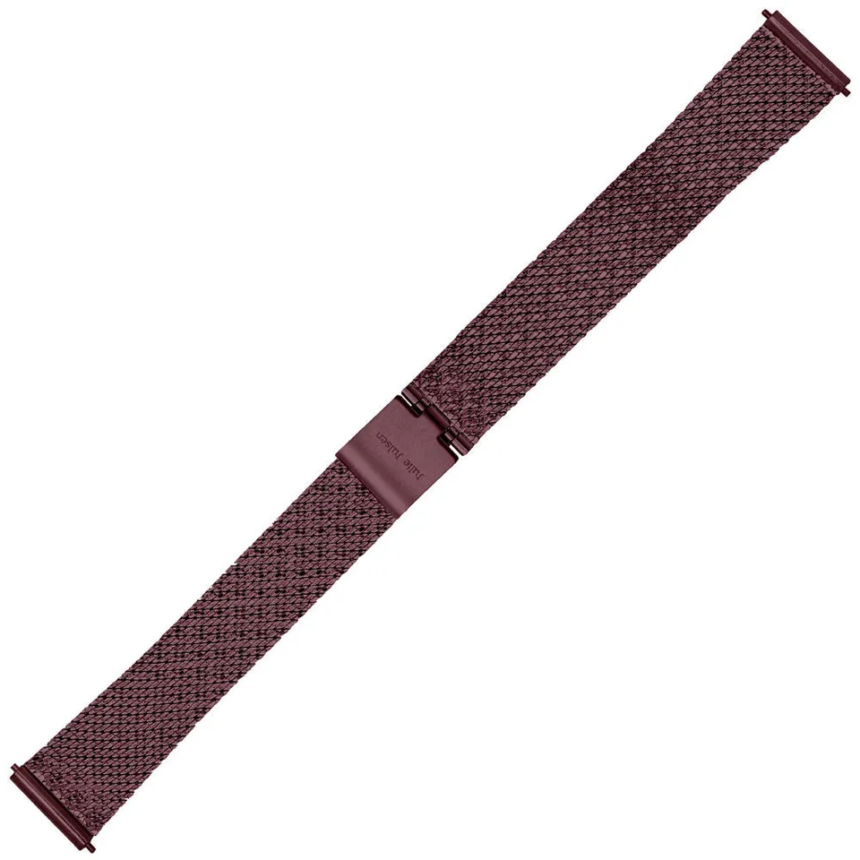 julie-julsen-diamond-edelstahl-mesh-uhrband-14-mm-plum-mit-pin-system image 1