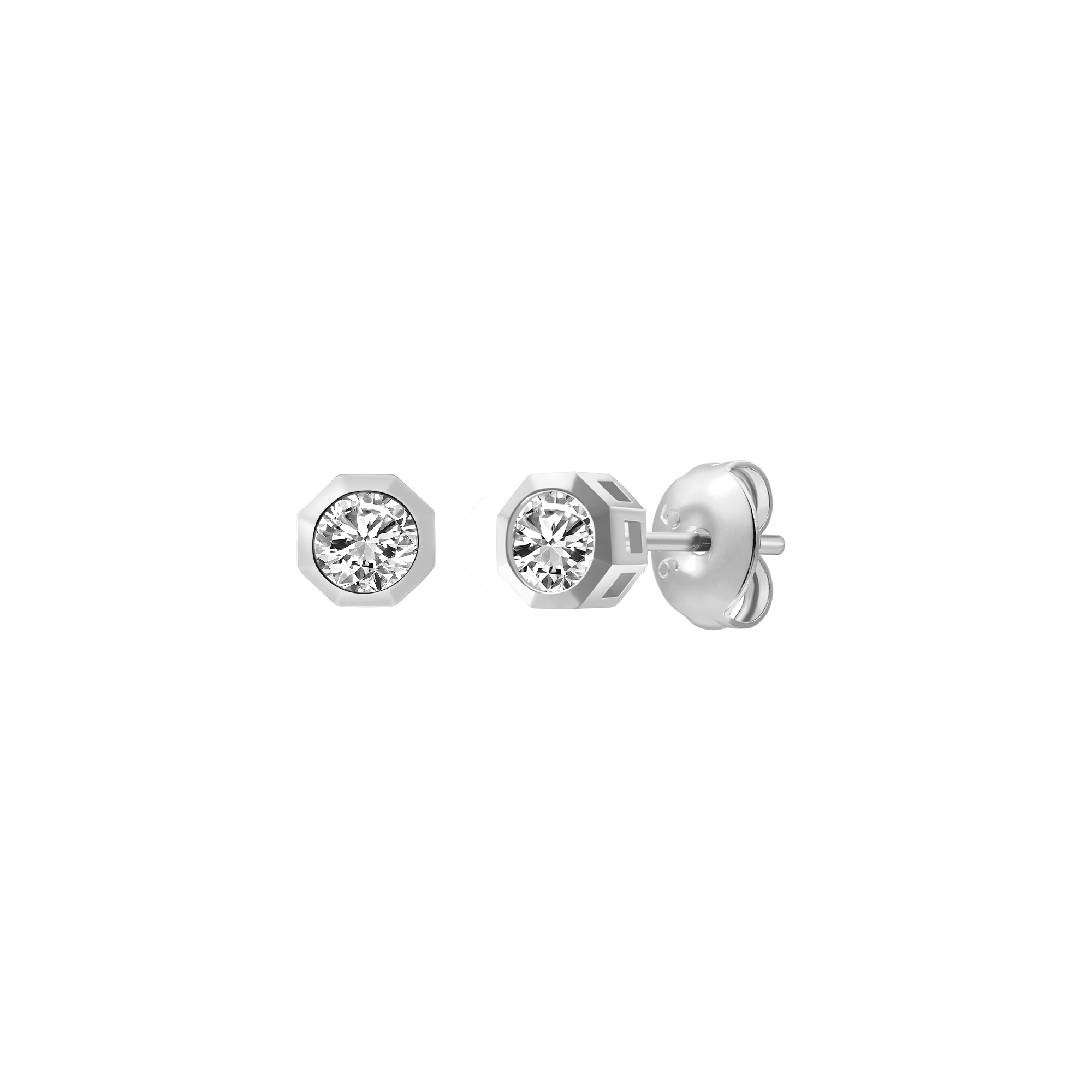 xenox-pure-essentials-ohrringe-925-sterlingsilber-rhodiniert-mit-zirkonia-2 image 1