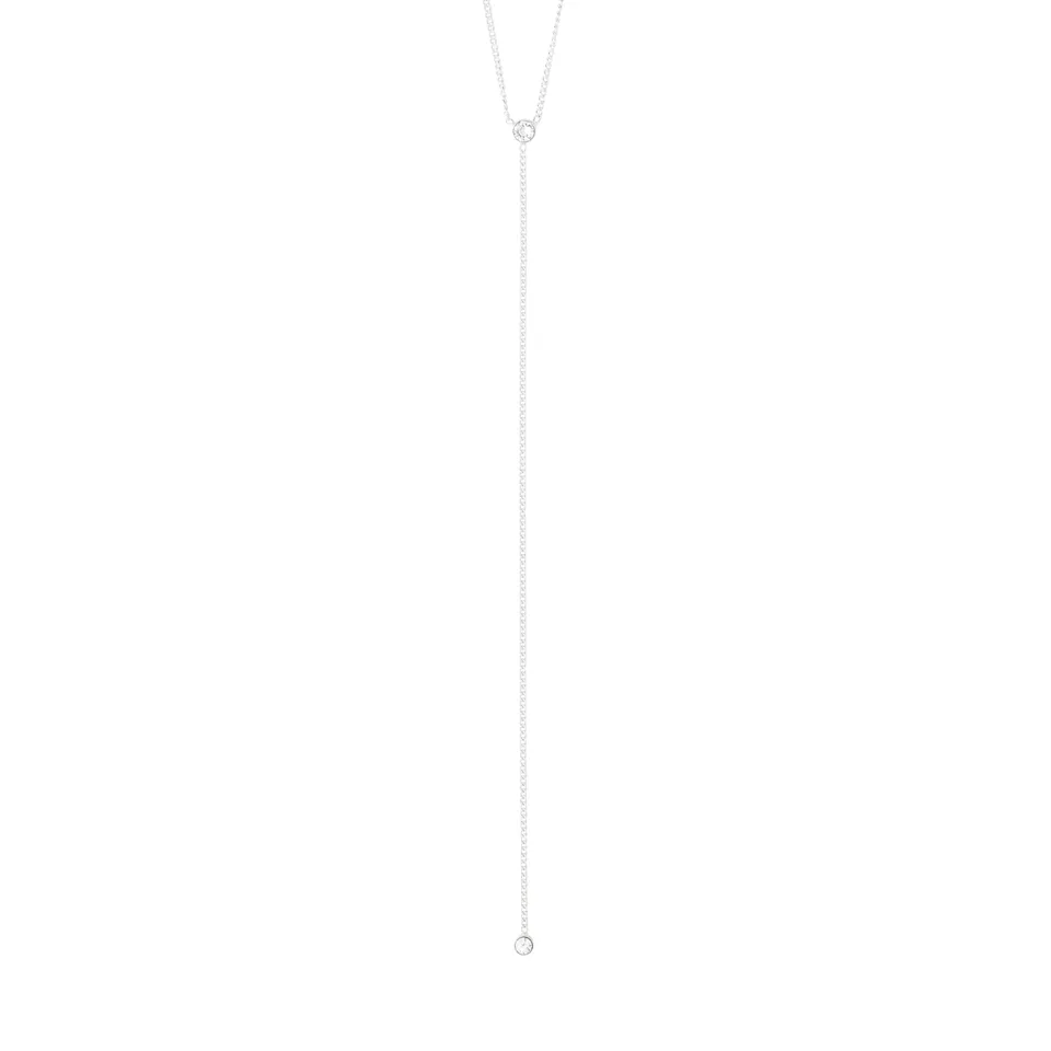 pilgrim-lumi-y-kette-versilbert-mit-kristallen-42-cm image 1