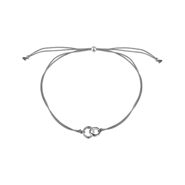 xenox-happy-armband-925-sterlingsilber-rhodiniert-mit-nylonband image 1