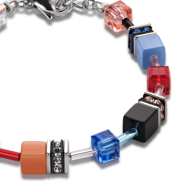 coeur-de-lion-geocube-armband-multicolor-motion-silber image 2