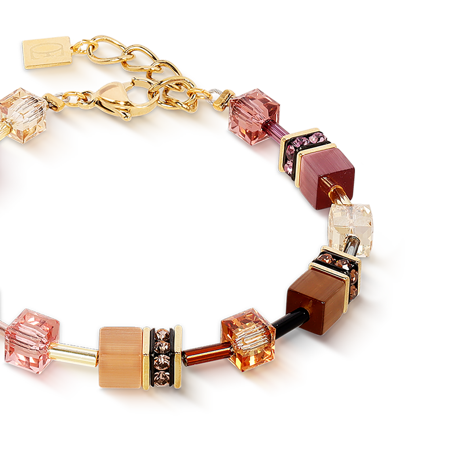 coeur-de-lion-geocube-iconic-armband-golden-blush image 2