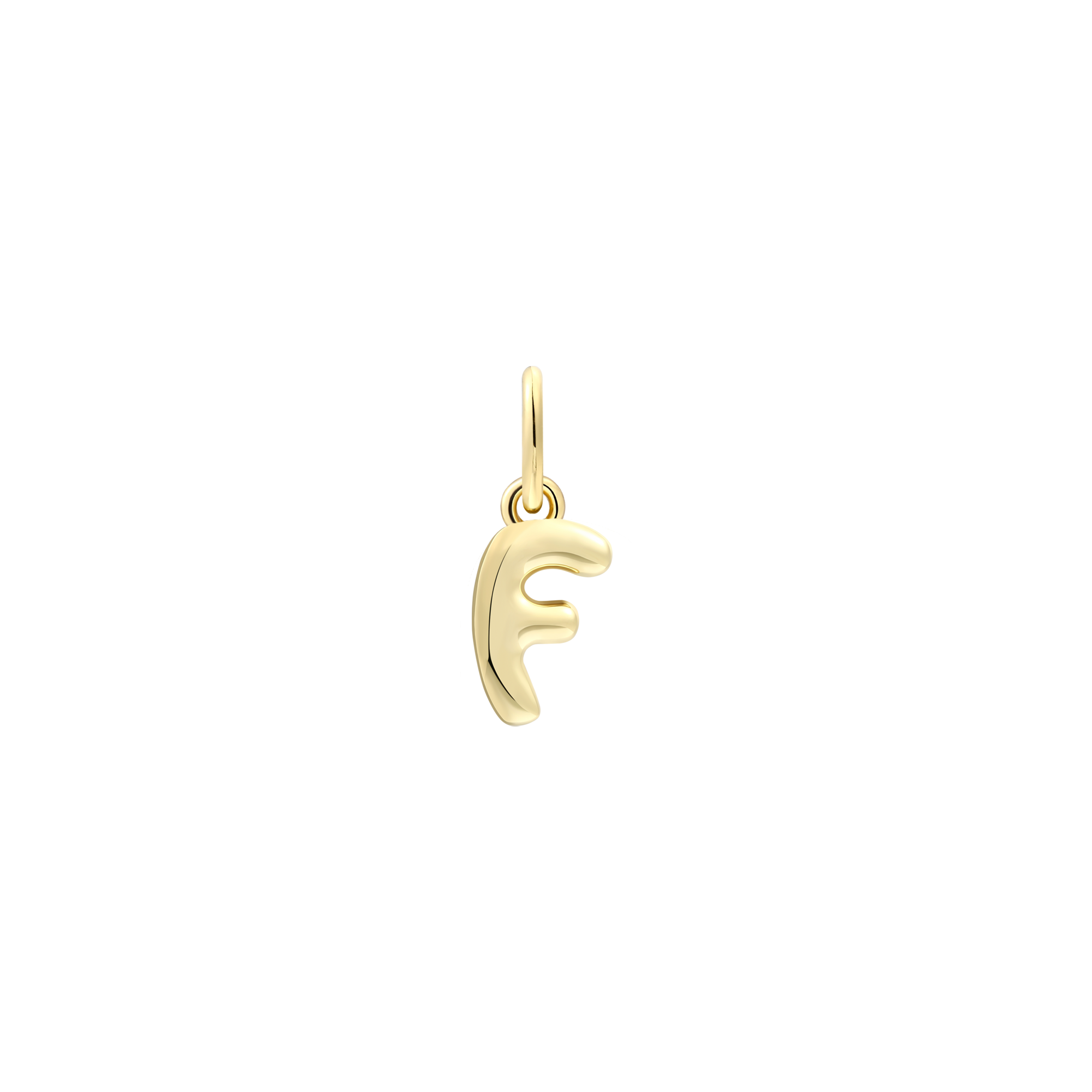 xenox-f-letter-bold-charm-925-sterlingsilber-18k-vergoldet image 1