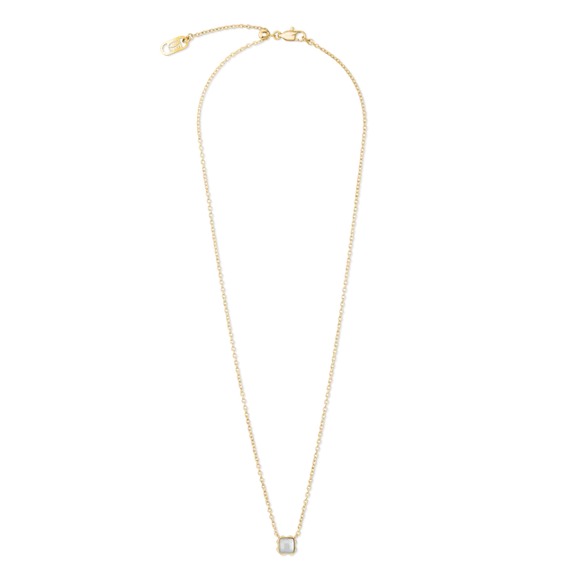 coeur-de-lion-birthstone-april-halskette-weisser-quarz-gold image 1