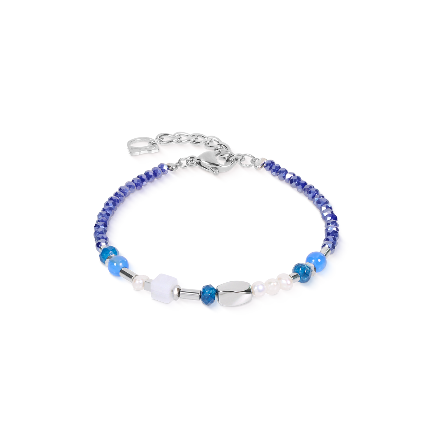 coeur-de-lion-armband-mosaic-sky-silber-17-5-cm image 1