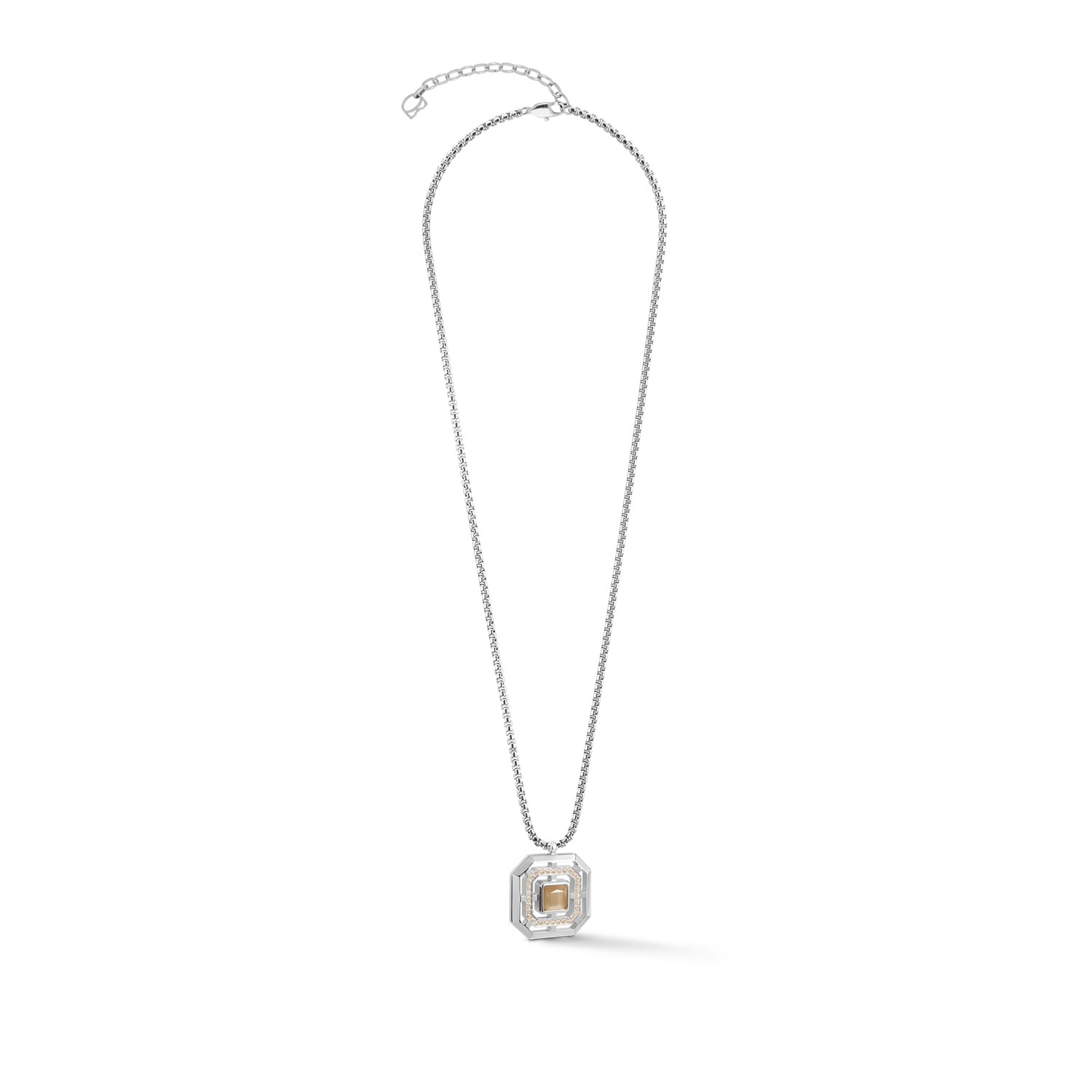 coeur-de-lion-halskette-amulett-icon-frame-pure-sand-silber-42-cm image 1