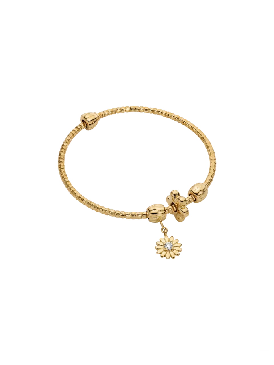purelei-lei-sunshine-set-charm-armreif-mit-stopper-2-flower-charms image 1