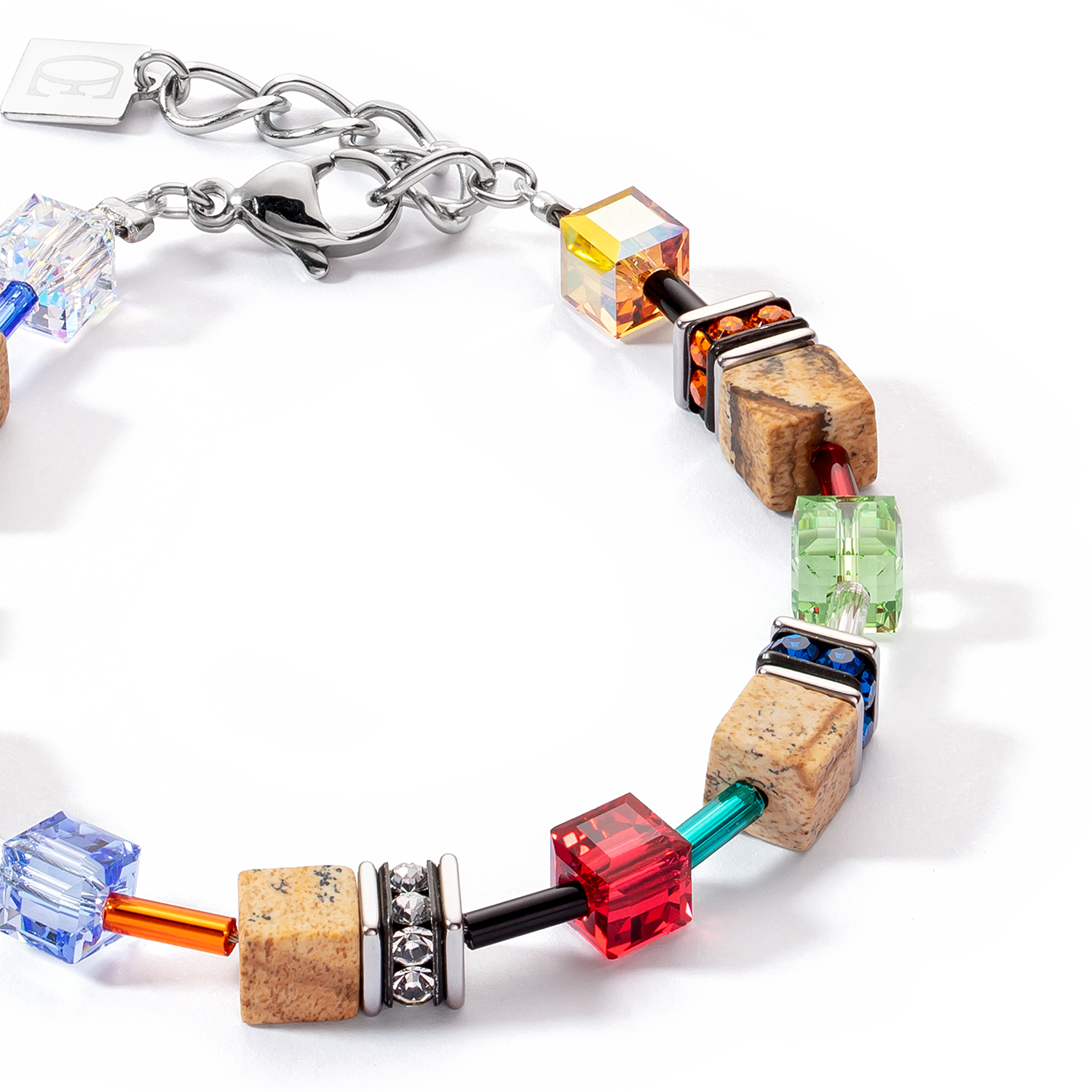 coeur-de-lion-geocube-iconic-nature-armband-multicolor-braun image 2