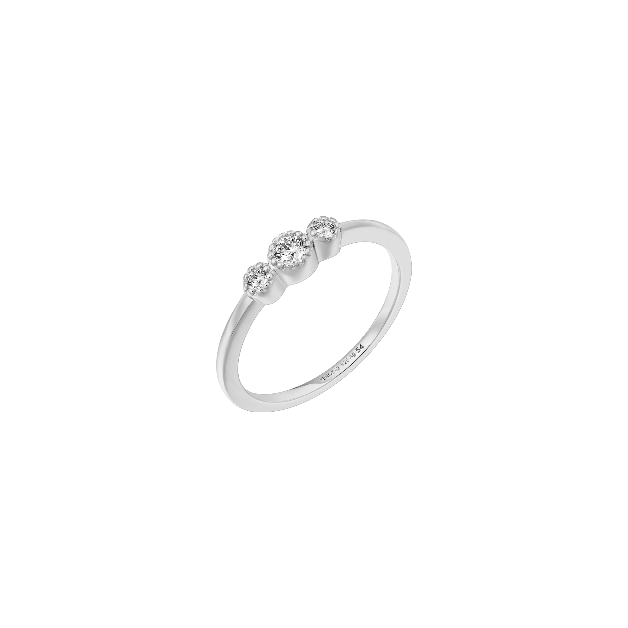 xenox-pure-essentials-ring-925-sterlingsilber-rhodiniert-zirkonia image 1