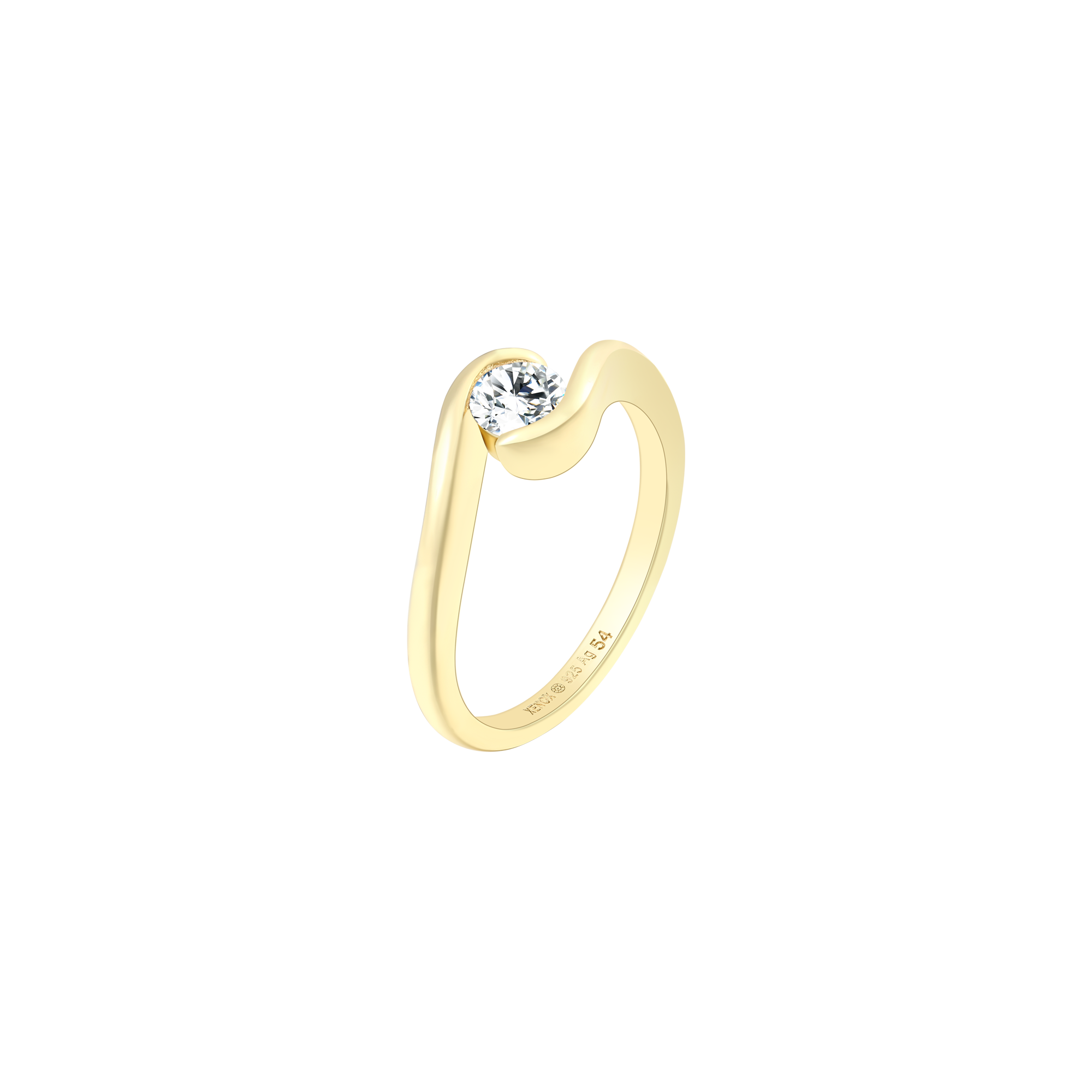 xenox-radiance-ring-925-sterlingsilber-rhodiniert-mit-zirkonia image 2