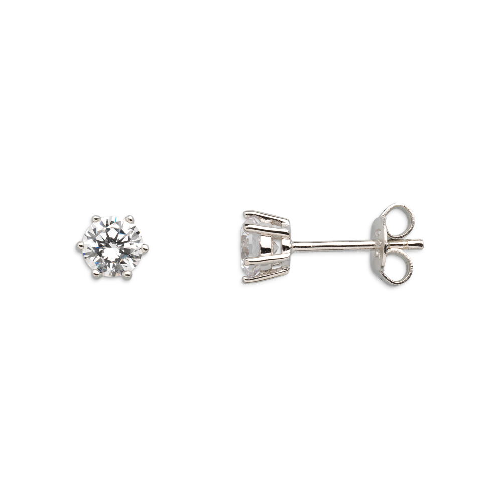 xenox-krappe-ohrringe-925-sterlingsilber-rhodiniert-zirkonia image 1