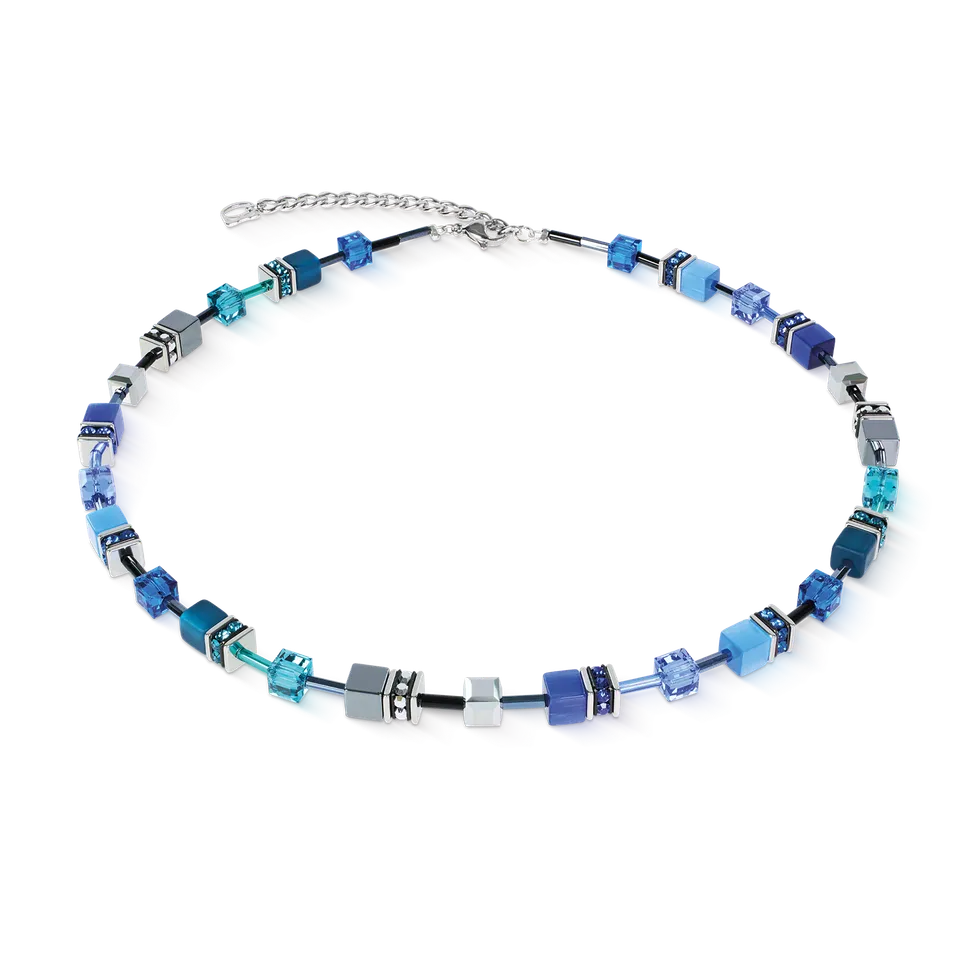 coeur-de-lion-geocube-iconic-halskette-azure-spirit-silber-42-cm image 1