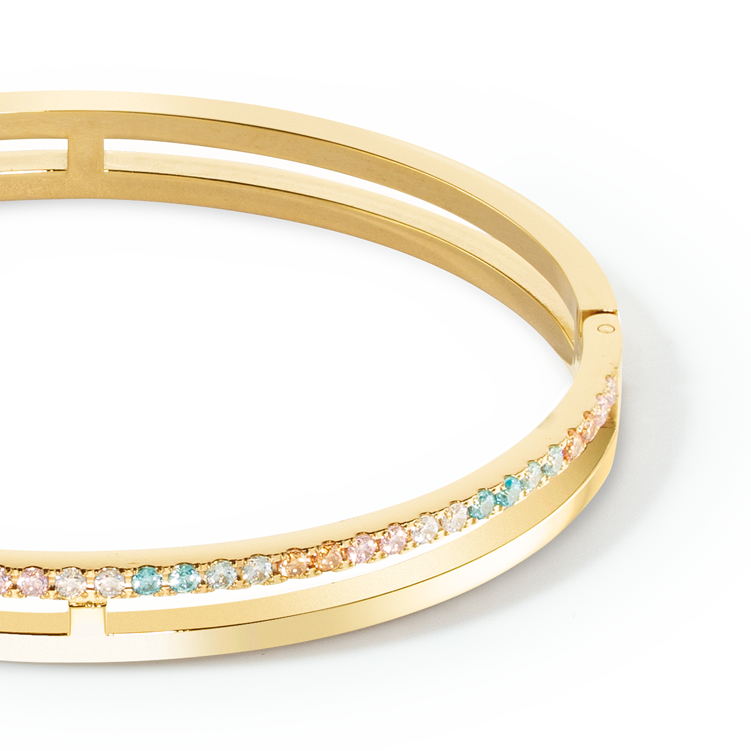 coeur-de-lion-eternal-unity-armreif-gold-multicolor-pastell image 2