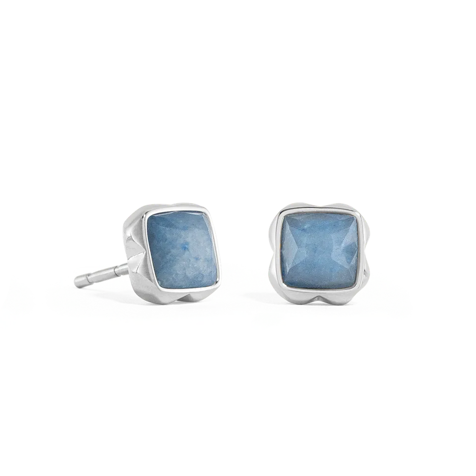coeur-de-lion-birthstone-m-rz-ohrstecker-blauer-aventurin-silber-0-8-cm image 1