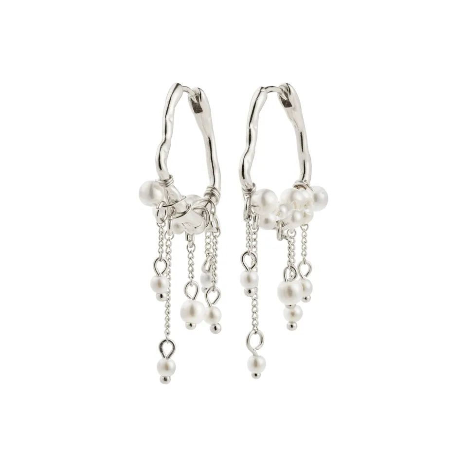 pilgrim-jasper-ohrringe-silberplattiert-dreamcatcher image 1