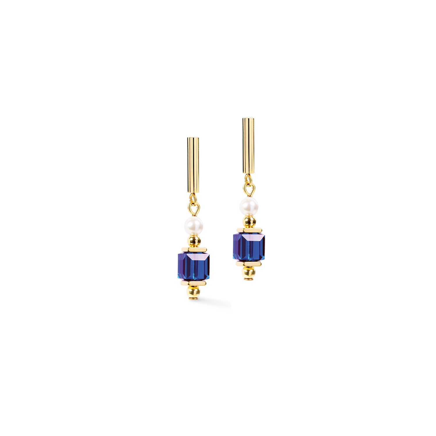 coeur-de-lion-cocktail-pearls-ohrringe-sapphire-blau-crystal-pearls-ohrstecker-3 image 1