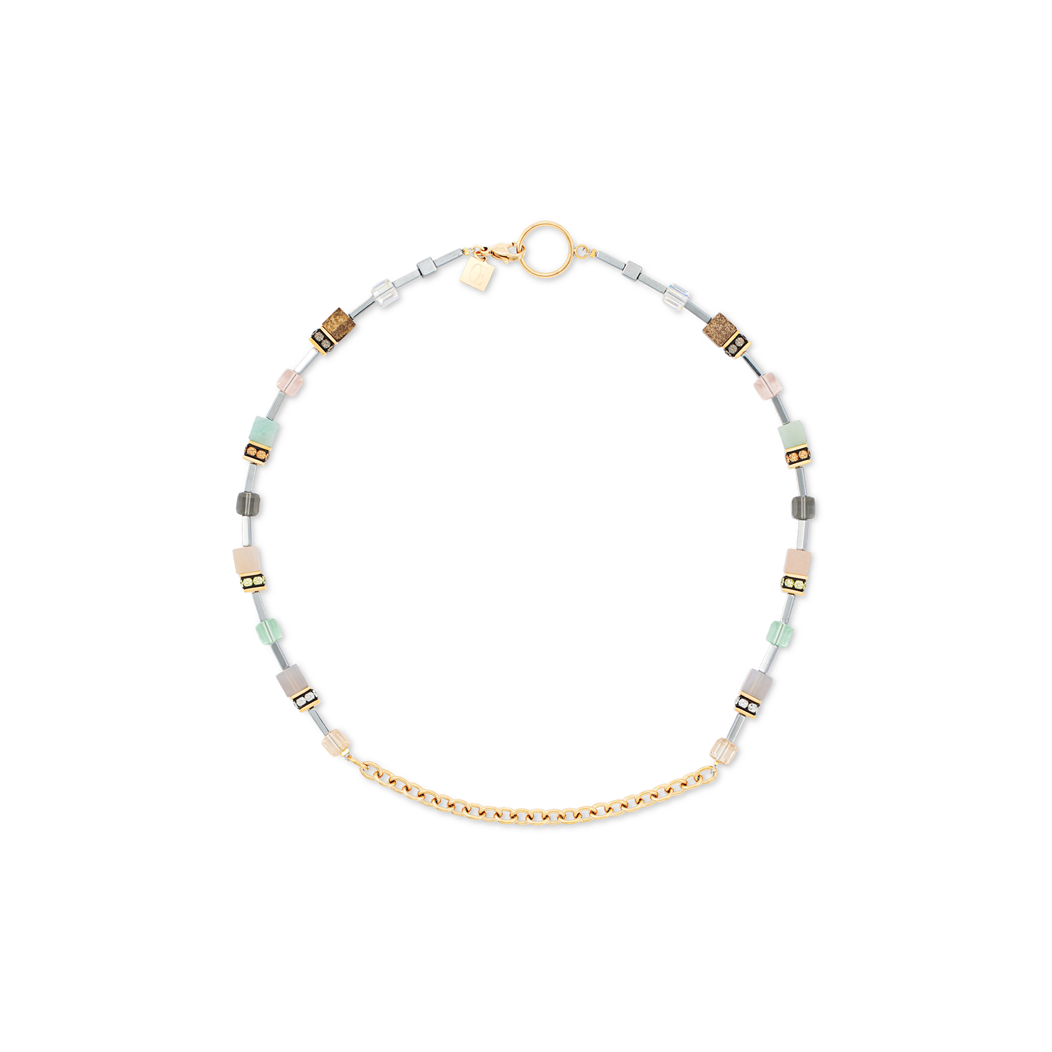 coeur-de-lion-halskette-geocube-iconic-boho-gold-multicolor-multi-wear image 6