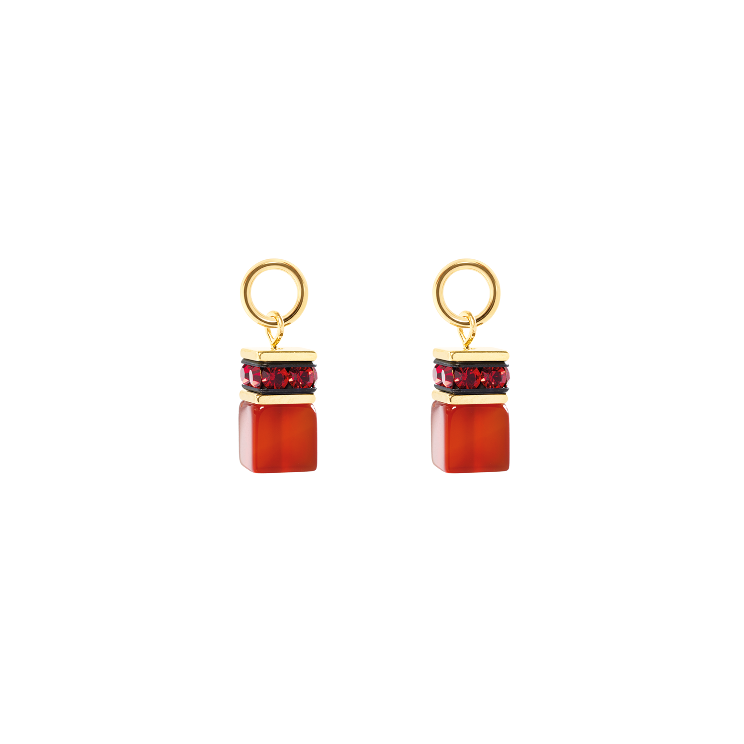 coeur-de-lion-ear-me-up-charm-geocube-gold-rot-1-8-cm image 1